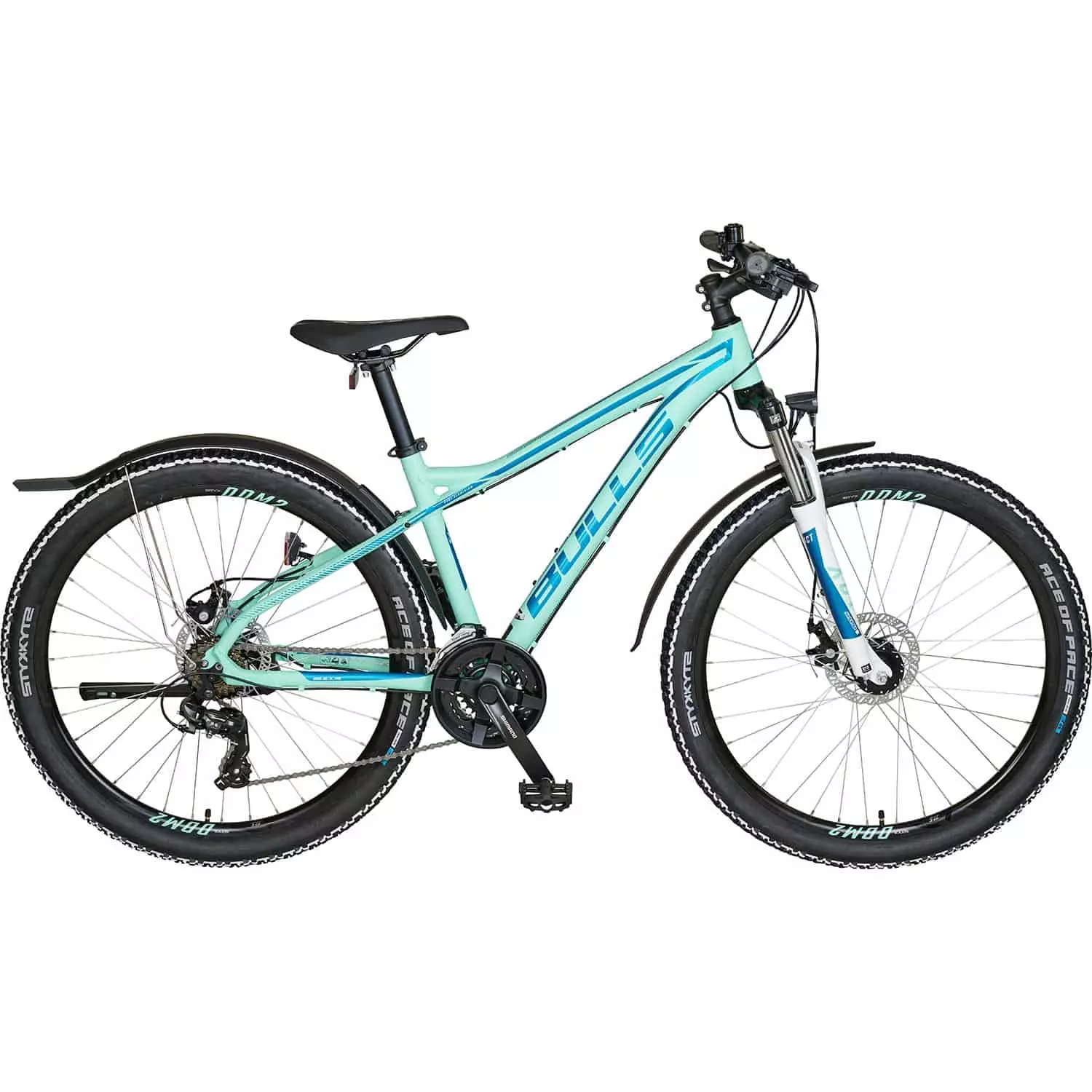 Bulls Racer Street Mountainbike Hardtail 27,5" - Mint-petrol 1 Bulls Racer Street Mountainbike Hardtail 27,5" - Mint-petrol